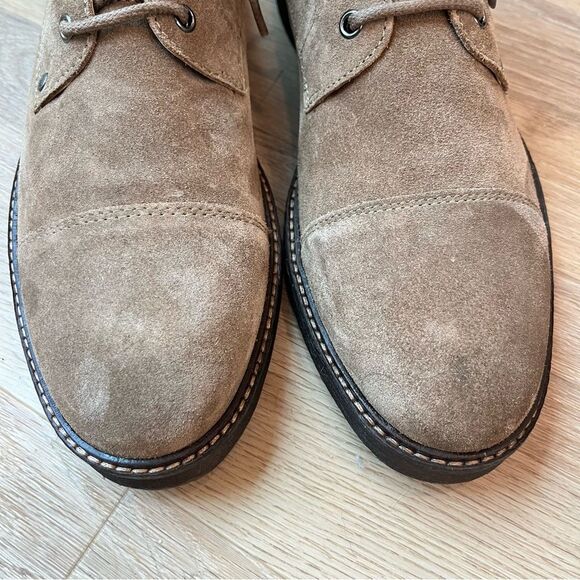 Steve Madden Packer Cap Toe Suede Chukka Boot In Dark Taupe size 11.5 - Picture 6 of 14